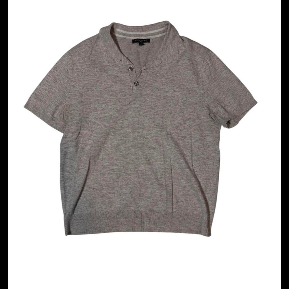 Banana republic grey polo shirt